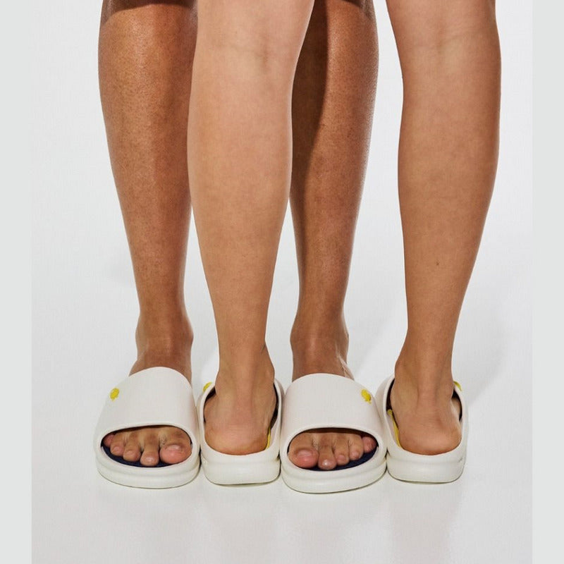 Chancla Unisex HOT POTATOES Goma BLANCO