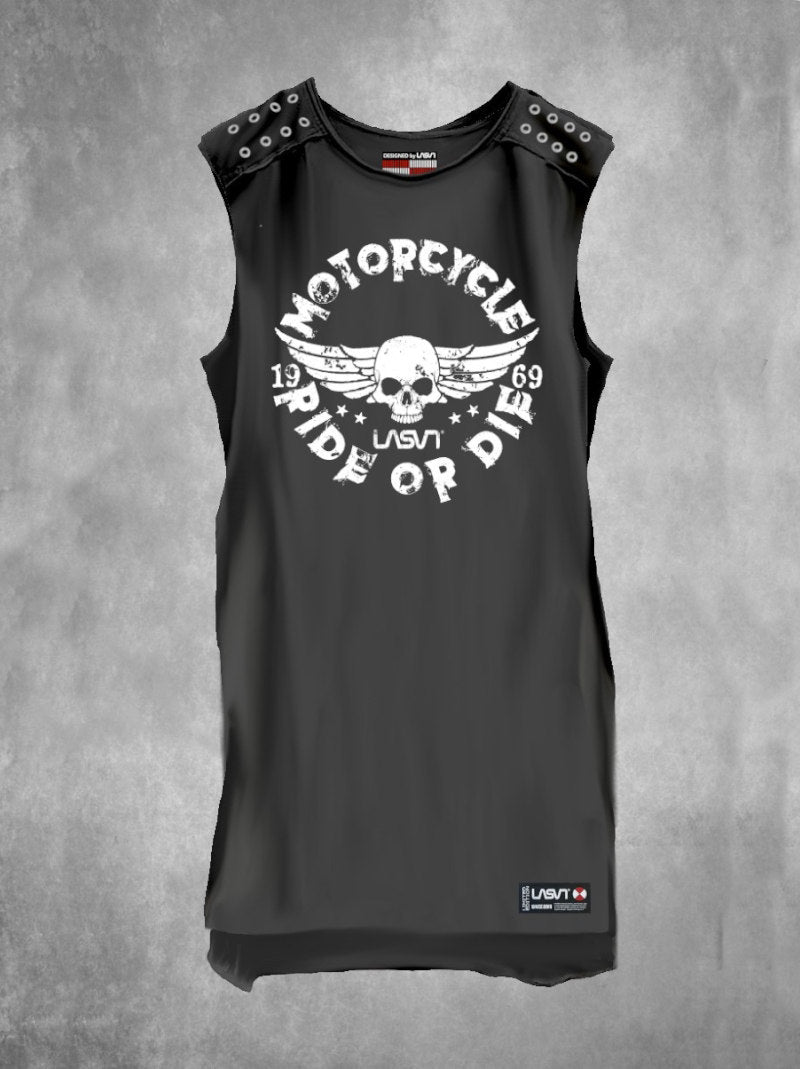 Vestido Sin Mangas LaSAL 1969 NEGRO