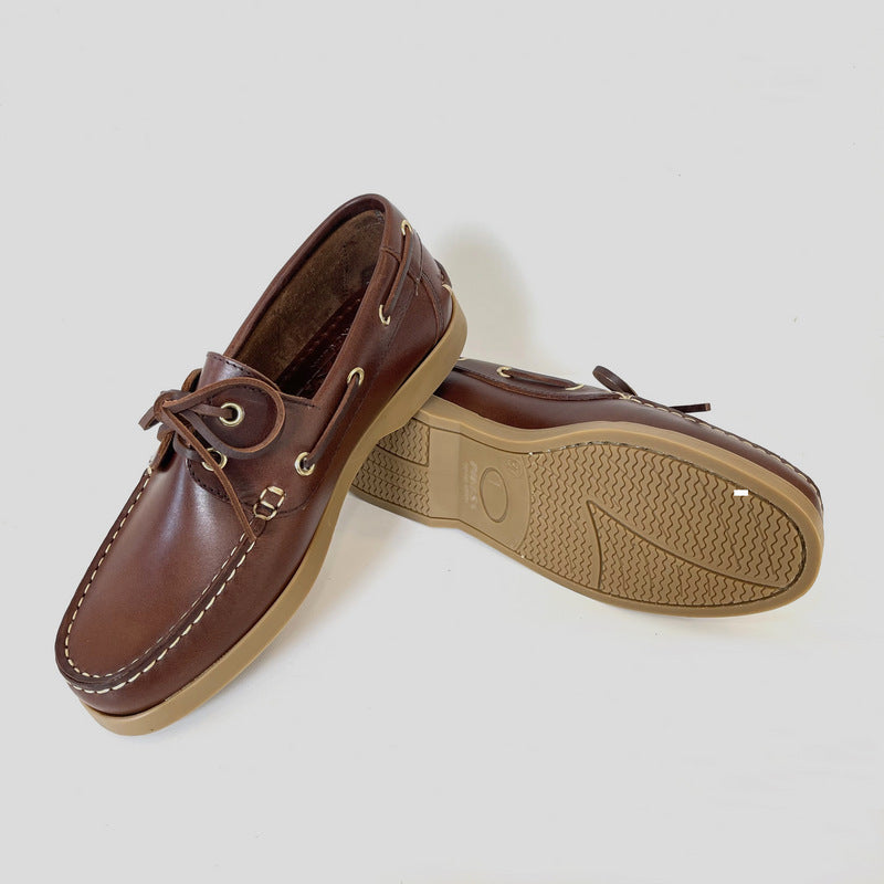 Naútico Mujer PIELSA  Piel Grass BRANDY