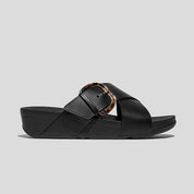 Sandalia Lulu FITFLOP Hebilla Piel NEGRO