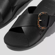 Sandalia Lulu FITFLOP Hebilla Piel NEGRO