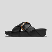 Sandalia Lulu FITFLOP Hebilla Piel NEGRO