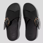 Sandalia Lulu FITFLOP Hebilla Piel NEGRO