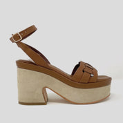 Sandalia Tacón JANET&JANET Piel CUERO