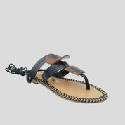 Sandalia Romana JANET&JANET Piel NEGRO