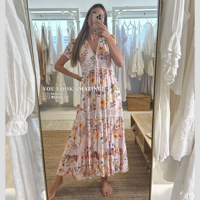 Vestido JAASE HuntleySpringSerenadeBEIGE