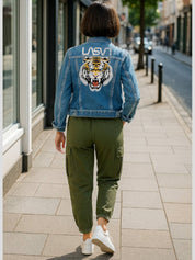 Cazadora Denim LaSAL Tiger AZUL