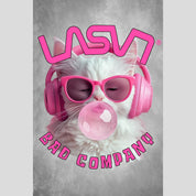 Camiseta Pico Mujer LaSAL Cat NEGRO