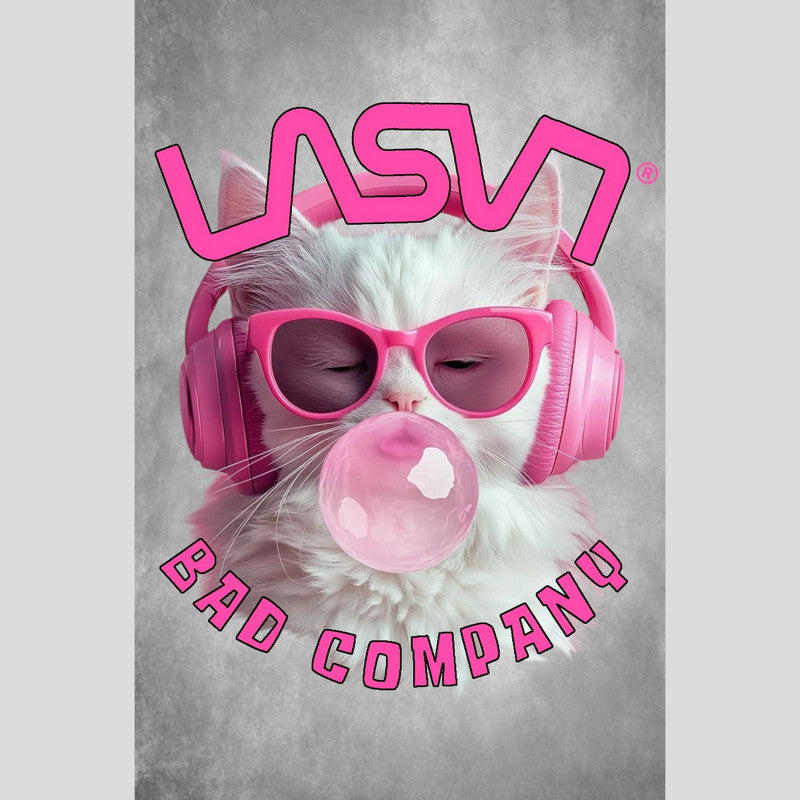 Camiseta Pico Mujer LaSAL Cat NEGRO