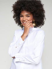 Camisa Espiga VILAGALLO Puño Plisado