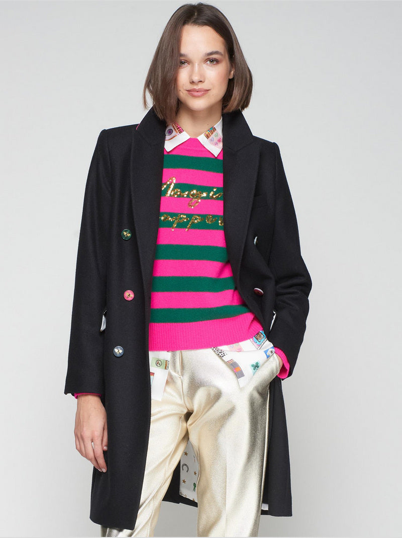 Abrigo Lian VILAGALLO Lana Negro