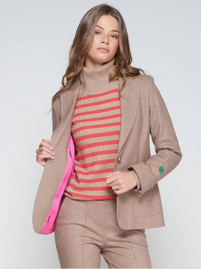 Blazer Hillary VILAGALLO Punto Beige