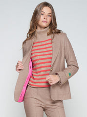 Blazer Hillary VILAGALLO Punto Beige