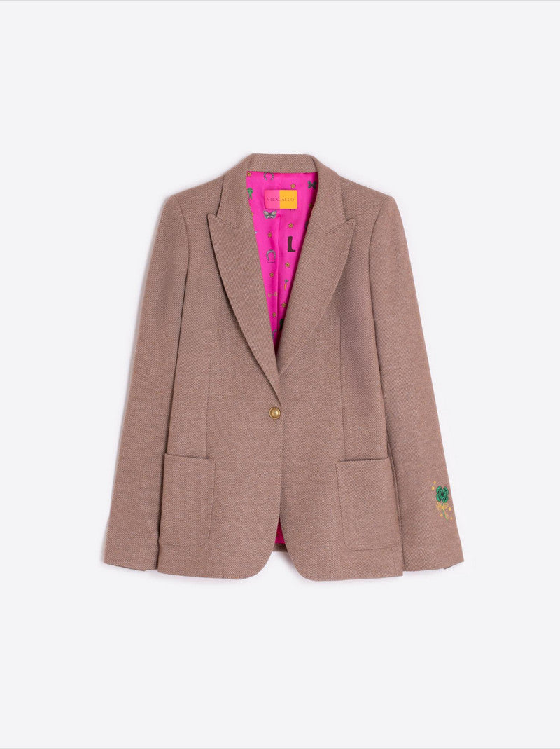 Blazer Hillary VILAGALLO Punto Beige