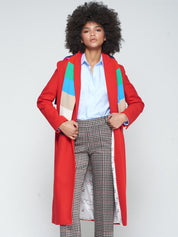 Abrigo Katherin VILAGALLO Lana Rojo