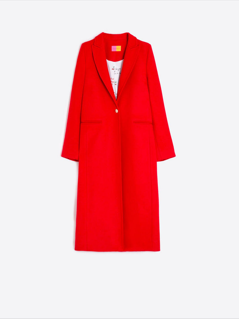 Abrigo Katherin VILAGALLO Lana Rojo