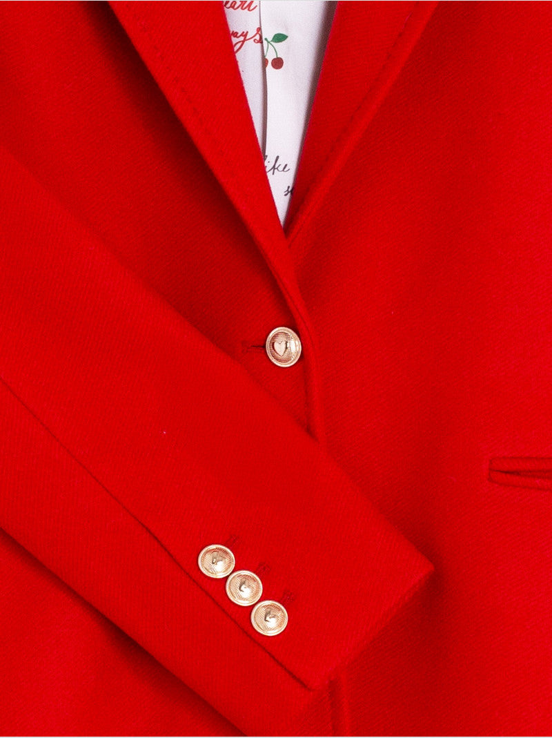 Abrigo Katherin VILAGALLO Lana Rojo