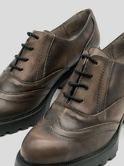Zapato Cordones WONDERS Unfly Piel TAUPE