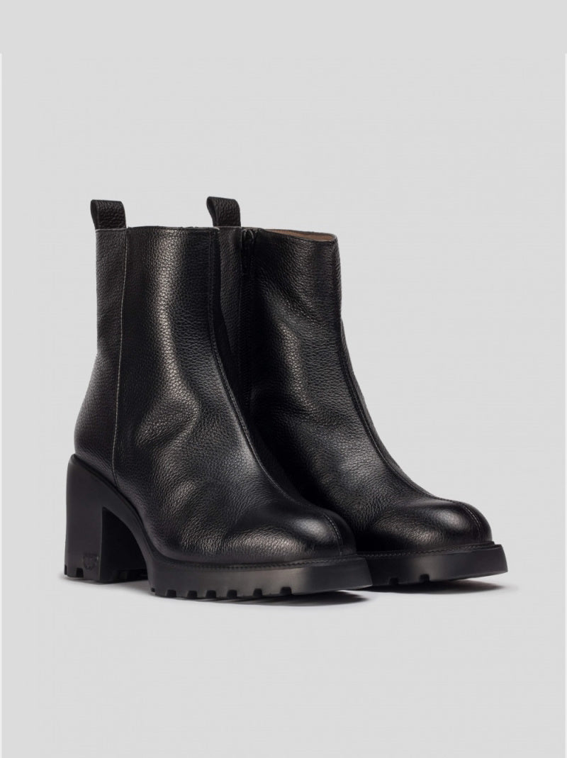Botines WONDERS Ilma 05 Piel NEGRO