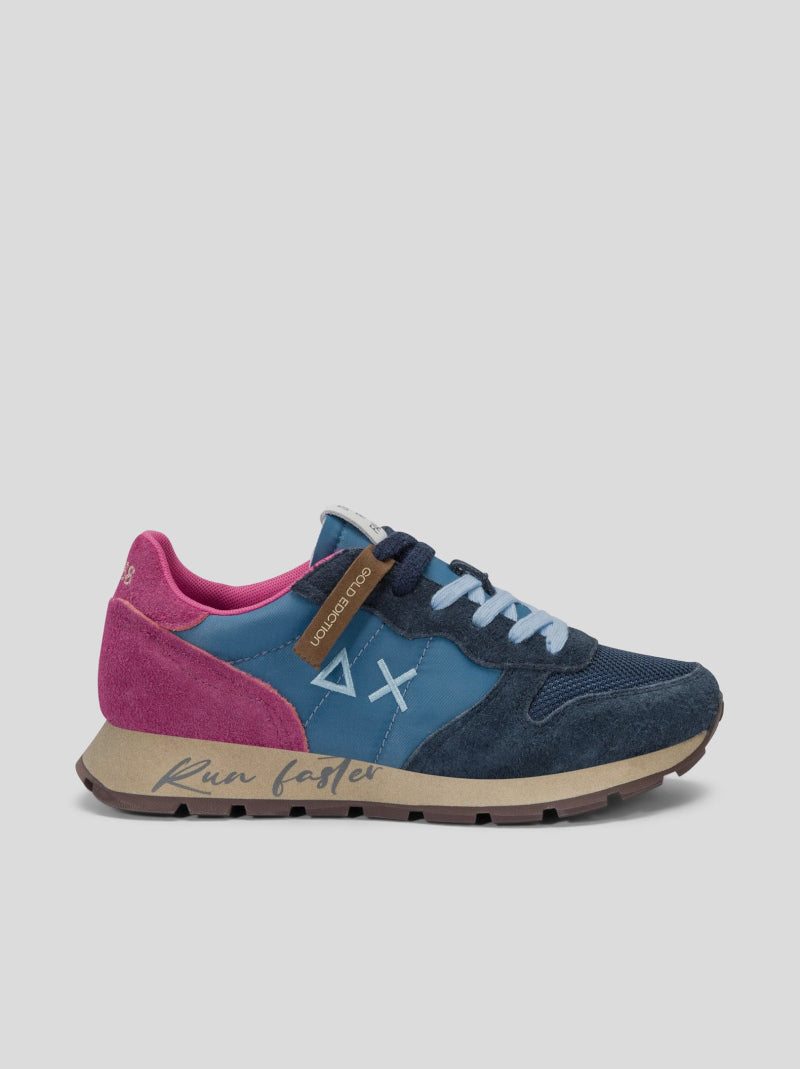 Deportiva Mujer SUN68 Ally Vintage AZUL