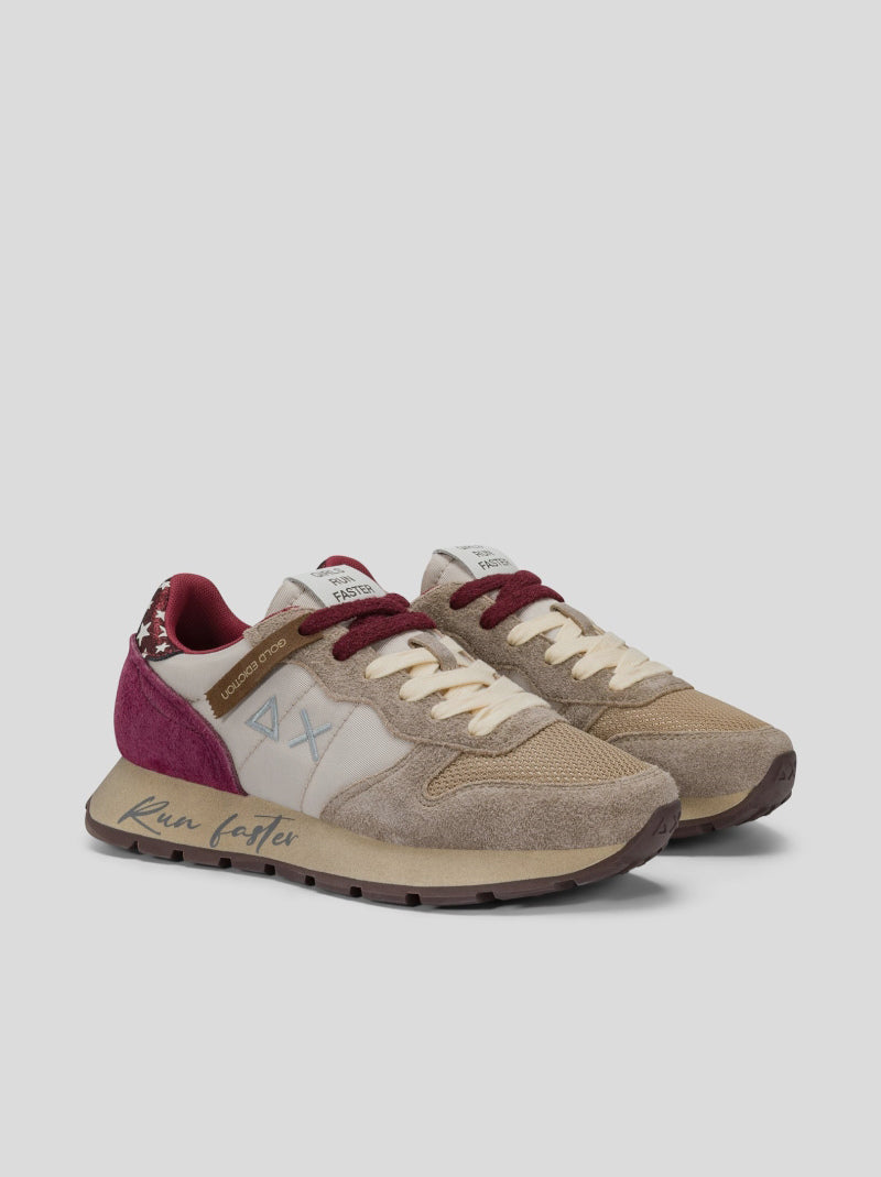 Deportiva Mujer SUN68 Ally Vintage BEIGE