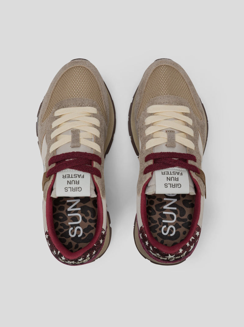 Deportiva Mujer SUN68 Ally Vintage BEIGE