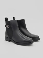 Botín Mujer ROSA AMADA Elástico NEGRO