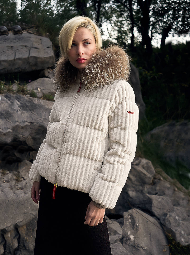 Plumífero Corto DICHI Lima Pana CRUDO