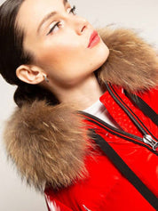 Plumífero Largo DICHI Morena ROJO