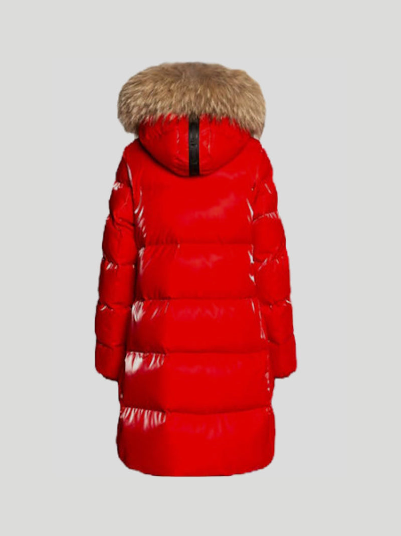 Plumífero Largo DICHI Morena ROJO