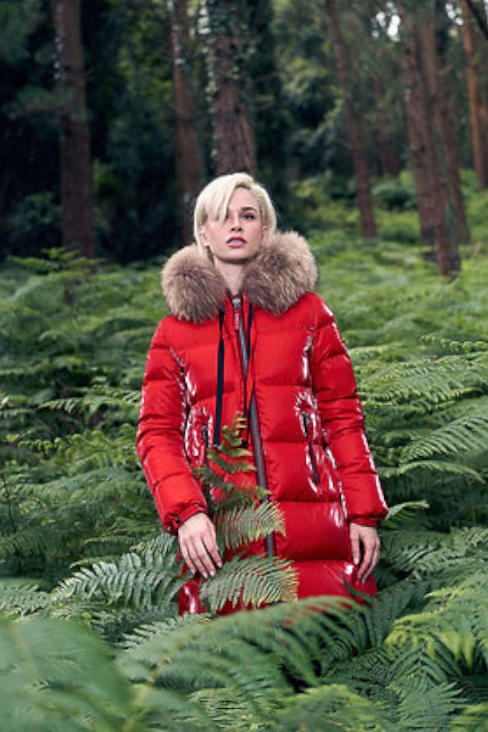 Plumífero Largo DICHI Morena ROJO