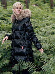 Plumífero Largo DICHI Morena NEGRO