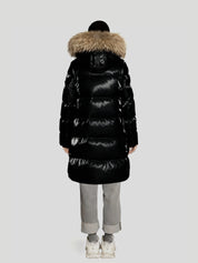 Plumífero Largo DICHI Morena NEGRO