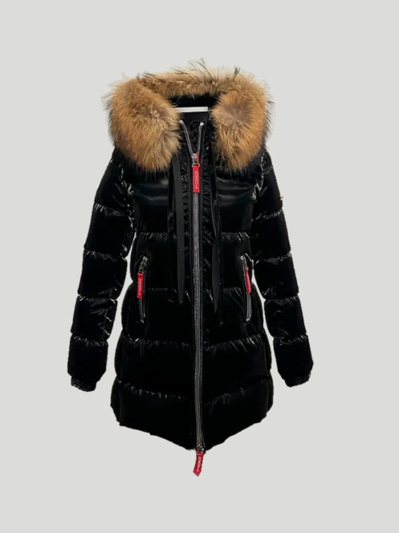 Plumífero Largo DICHI Morena NEGRO