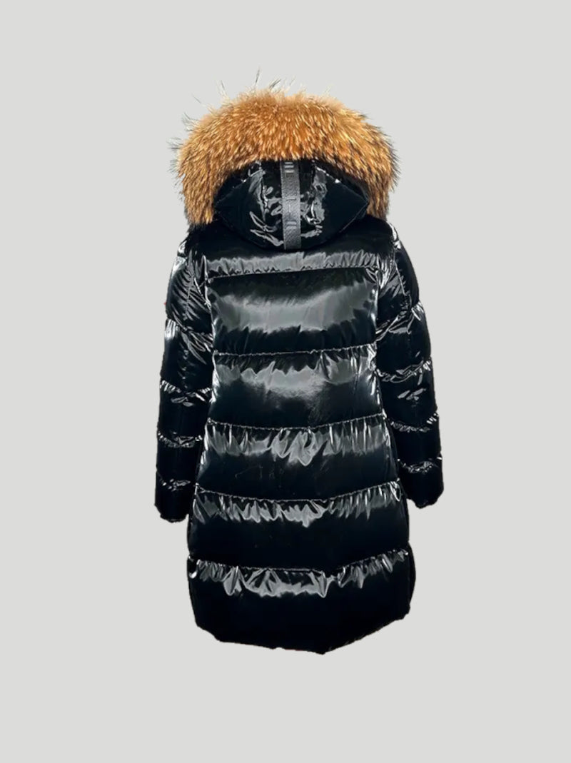 Plumífero Largo DICHI Morena NEGRO