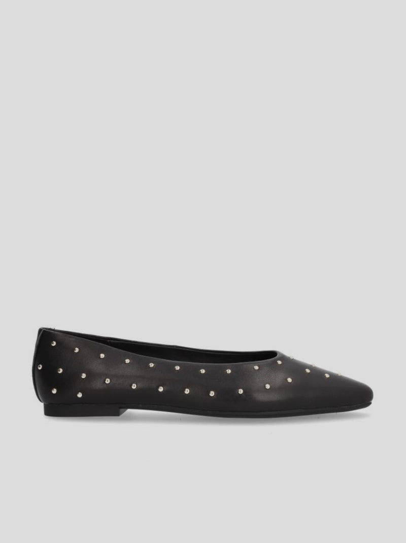 Bailarina ALPE PARIS Piel Tachas NEGRO