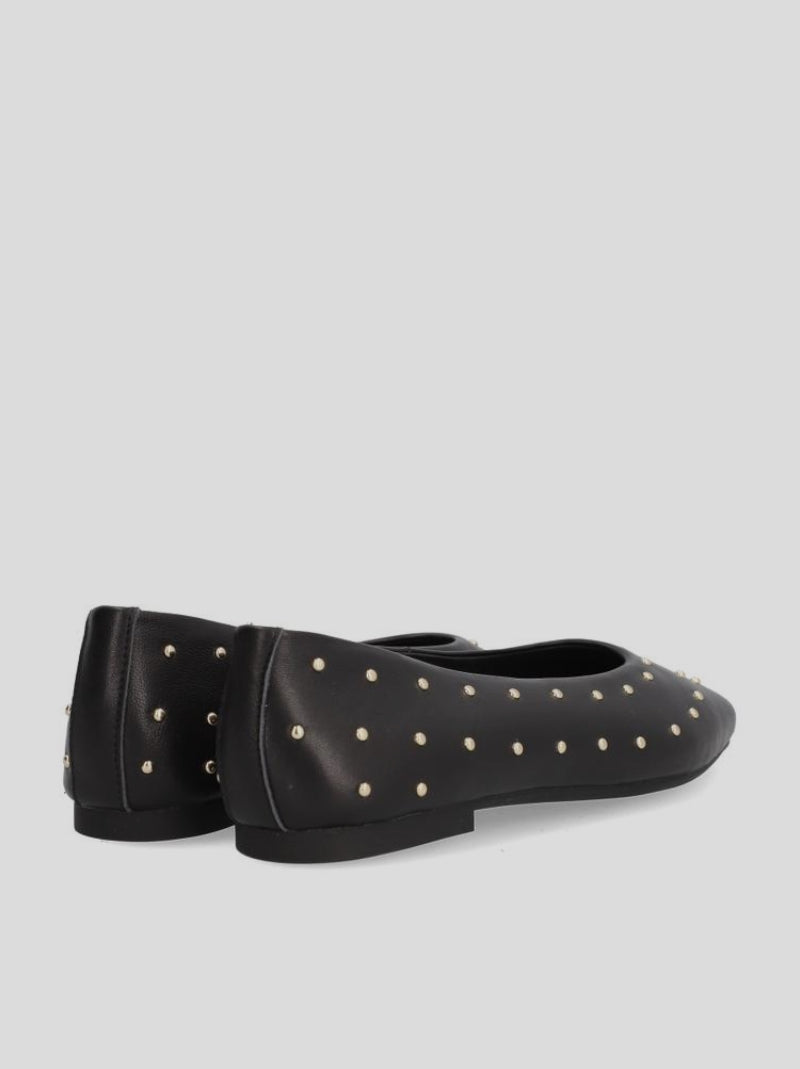 Bailarina ALPE PARIS Piel Tachas NEGRO