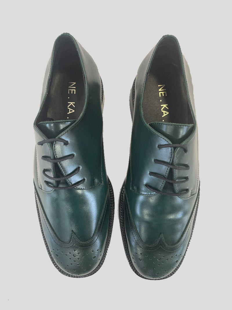 Blucher Oxford NE.KA.NE Piel VERDE