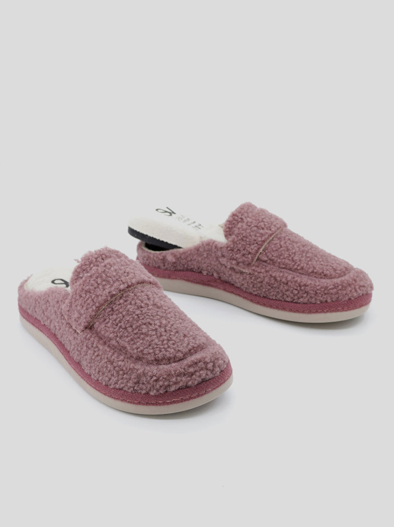 Zapatilla Abierta TEDDY Mocasín MALVA
