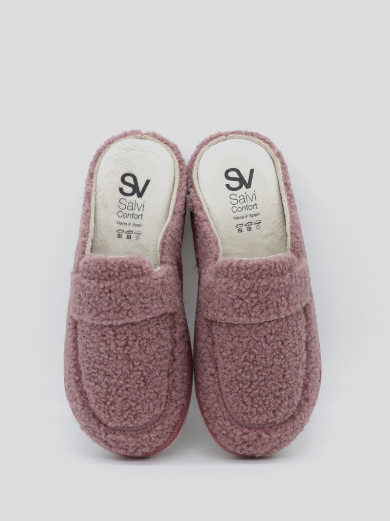 Zapatilla Abierta TEDDY Mocasín MALVA