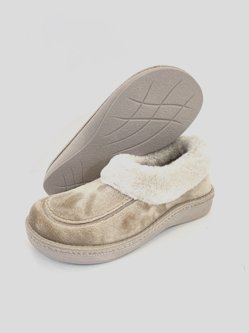 Zapatilla Cerrada SUAPEL Pelo TOSTADO