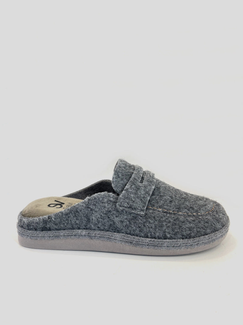 Zapatilla Hombre ELFO Mocasín GRIS