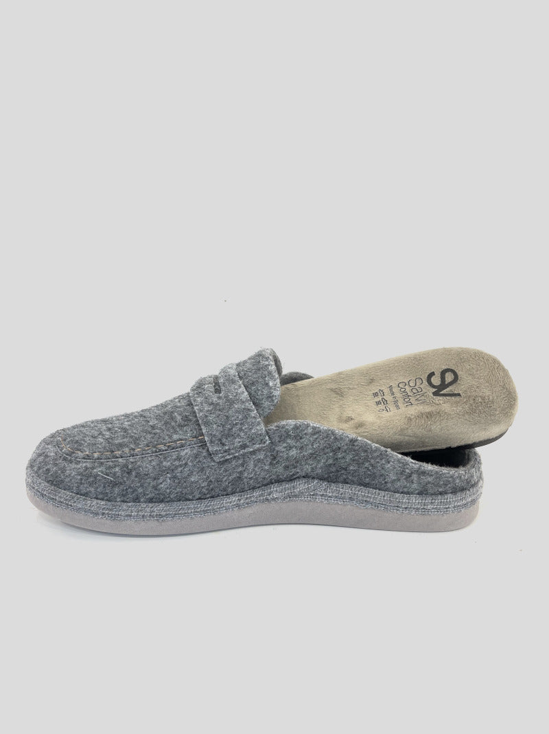 Zapatilla Hombre ELFO Mocasín GRIS