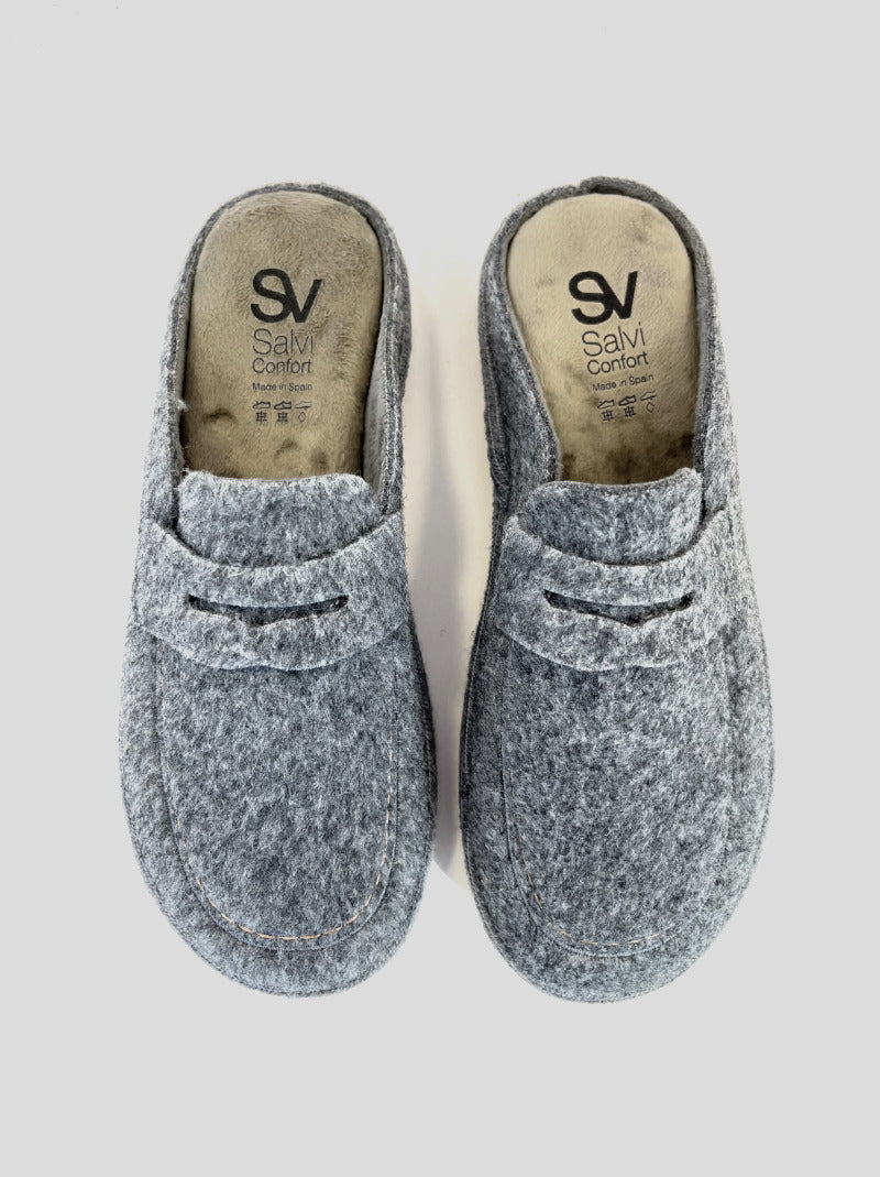 Zapatilla Hombre ELFO Mocasín GRIS