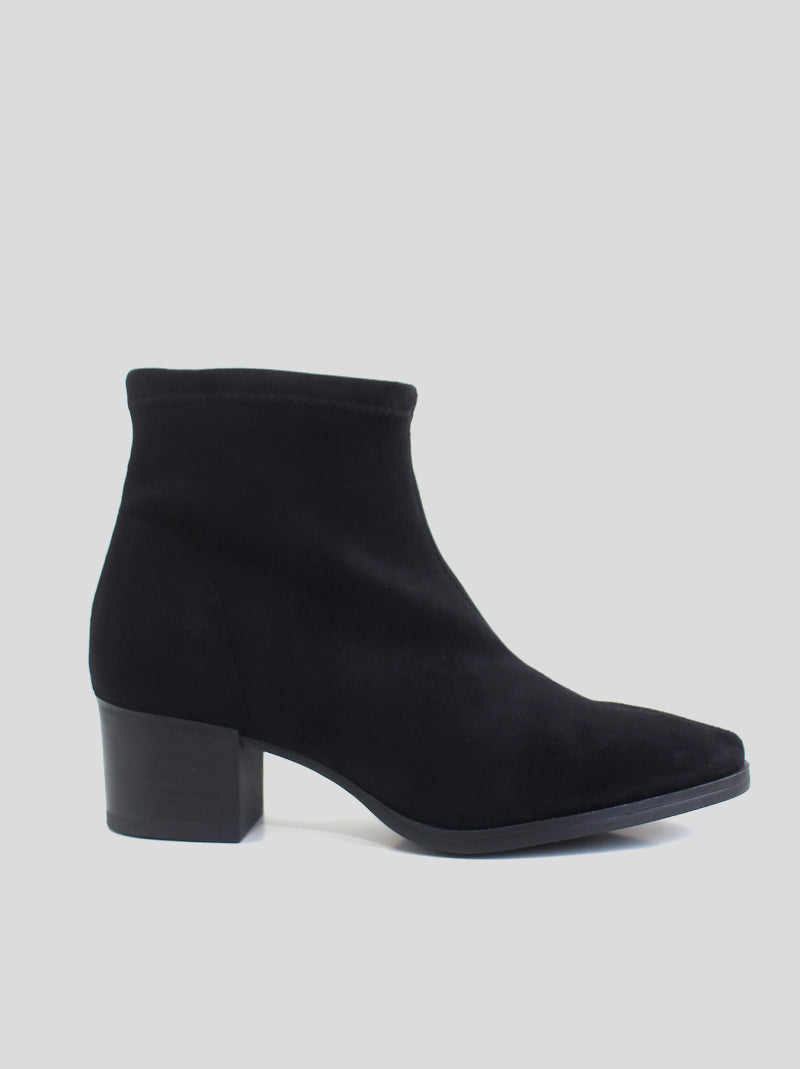 Botín MISS ELASTIC Corso Ante NEGRO