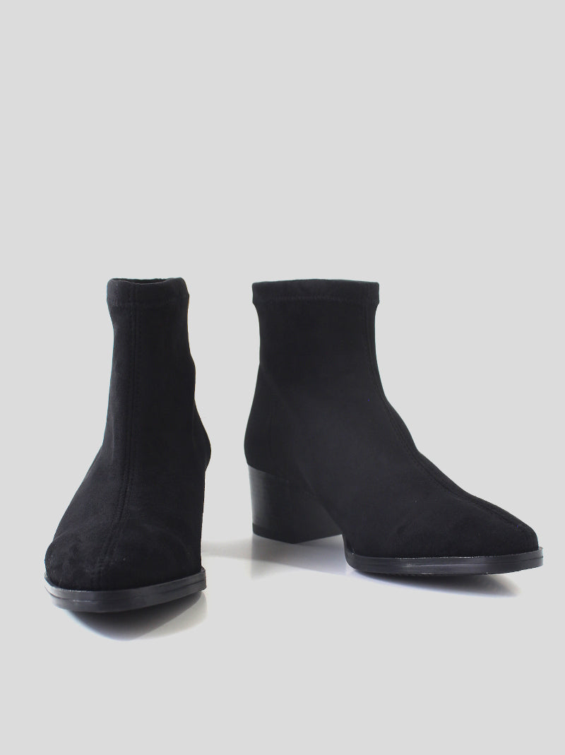 Botín MISS ELASTIC Corso Ante NEGRO