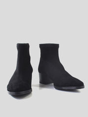 Botín MISS ELASTIC Corso Ante NEGRO