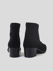 Botín MISS ELASTIC Corso Ante NEGRO