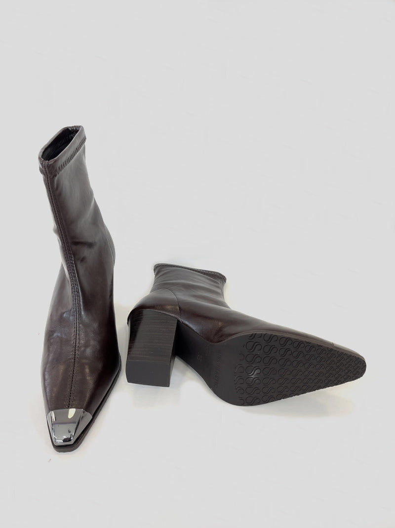 Botín Puntera MISS ELASTIC Emy MARRÓN