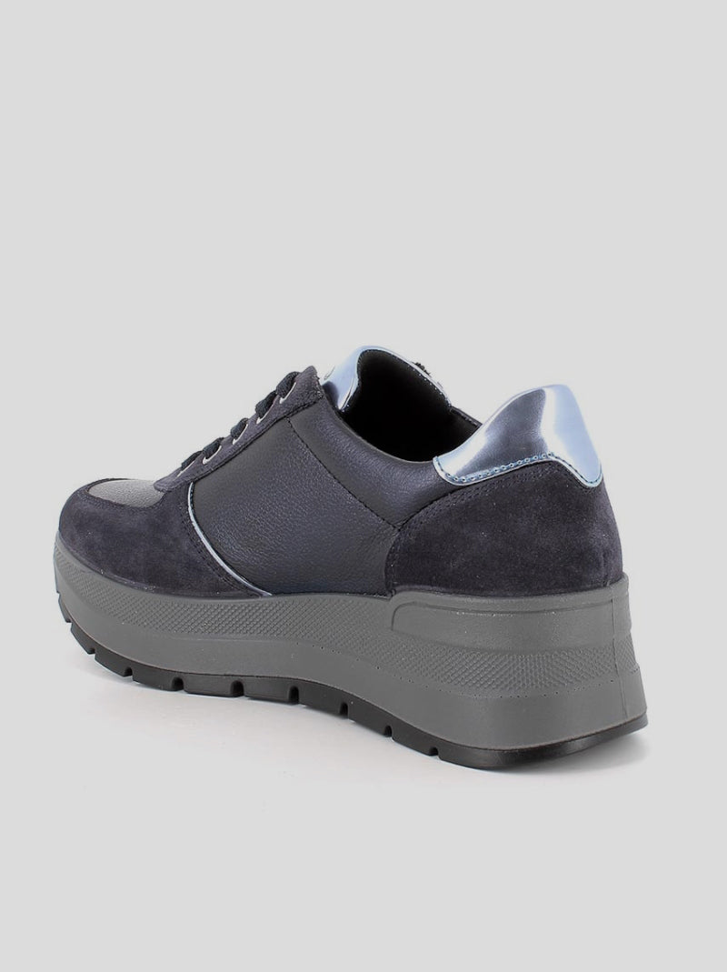 Deportiva Plataforma IGI&CO Piel AZUL